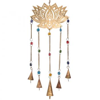 Recycled Lotus Windchime - Long