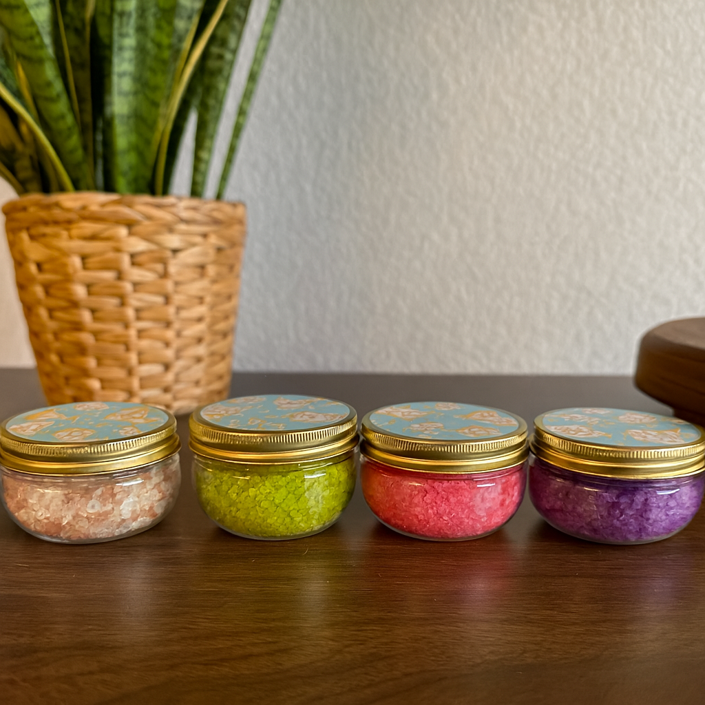 Spa Gift Set with Assorted Bath Salts