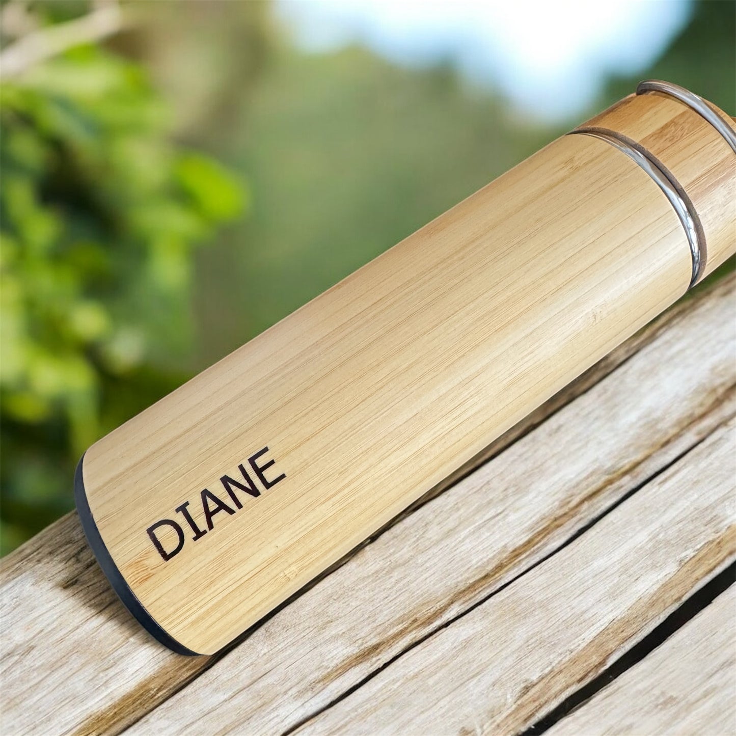 Bamboo Insulated Cup | Eco-Friendly Reusable Cup with Custom Label