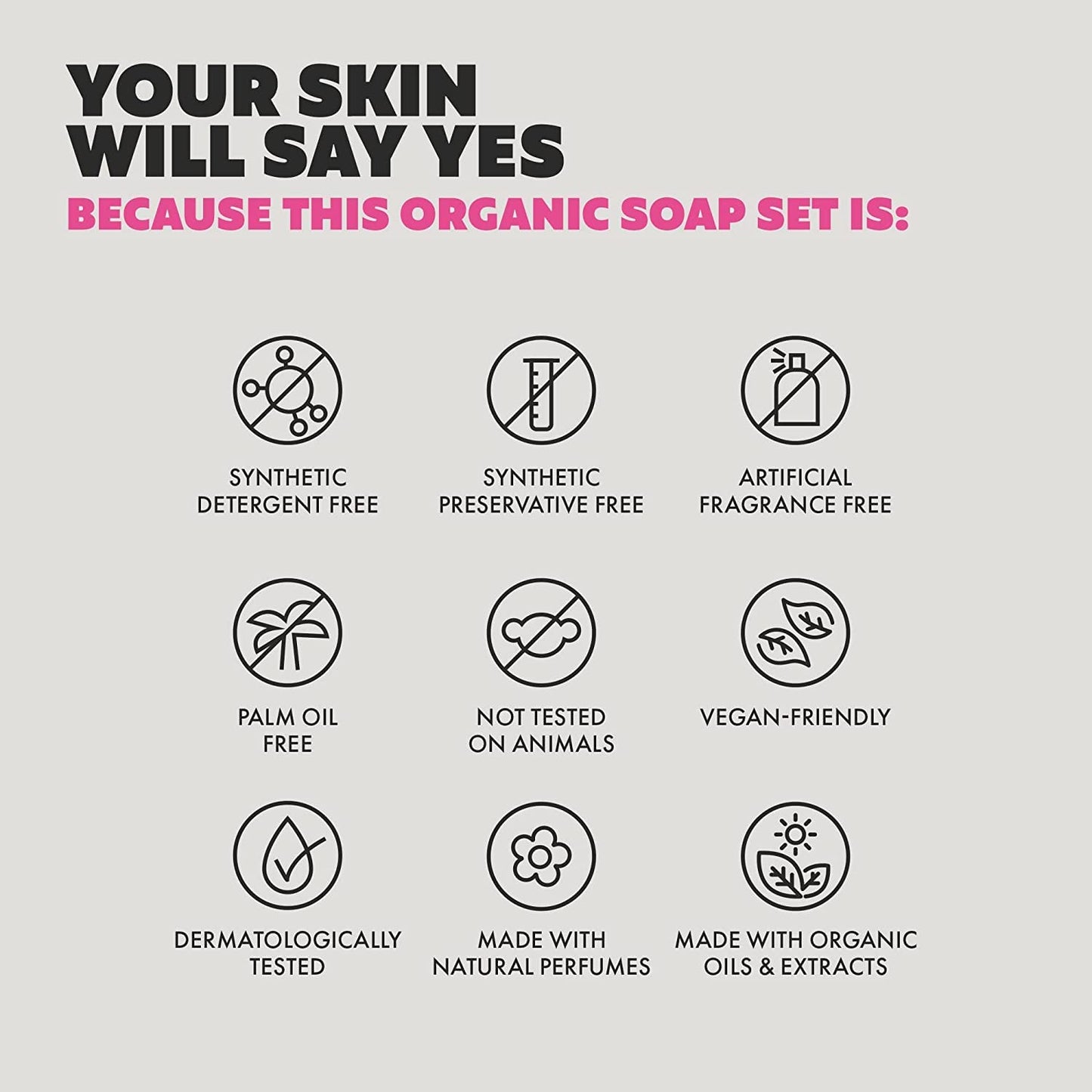 Organic Soap Bar (Set of 8) - Natural Soap Made in Greece | Nuorishing Shea Butter, Olive Oil, Lavander and Sandalwood, Aloe Vera & Cucumber Extract | Jabones Artesanales Naturales