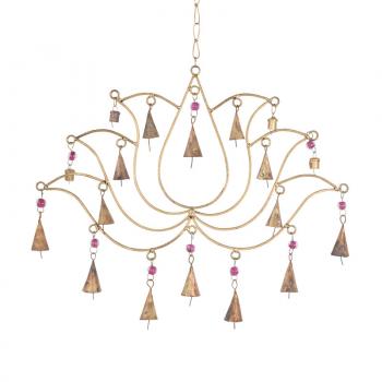 Recycled Lotus Windchime - Wide