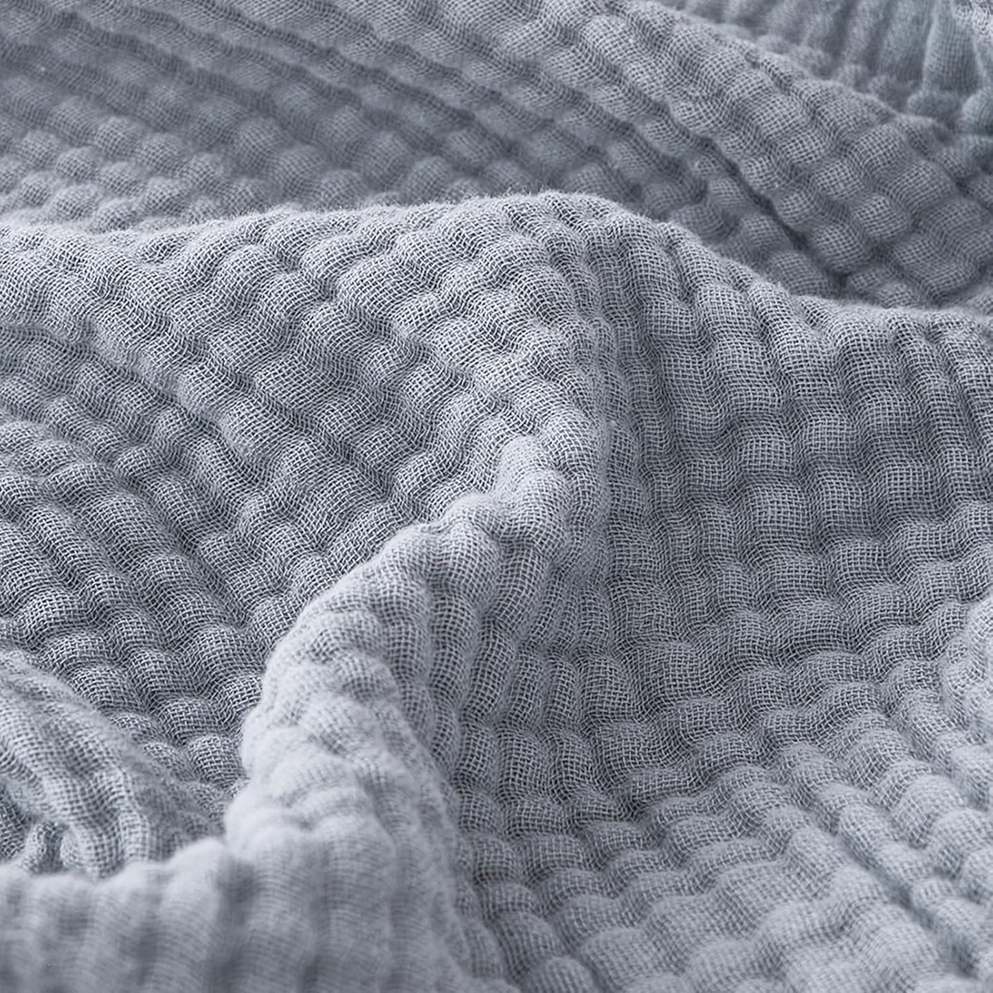 EMME Muslin Throw Blanket 100% Cotton Blankets for Couch Breathable Gauze All Season Soft and Lightweight Pre-Washed (Teal, 50"x70")