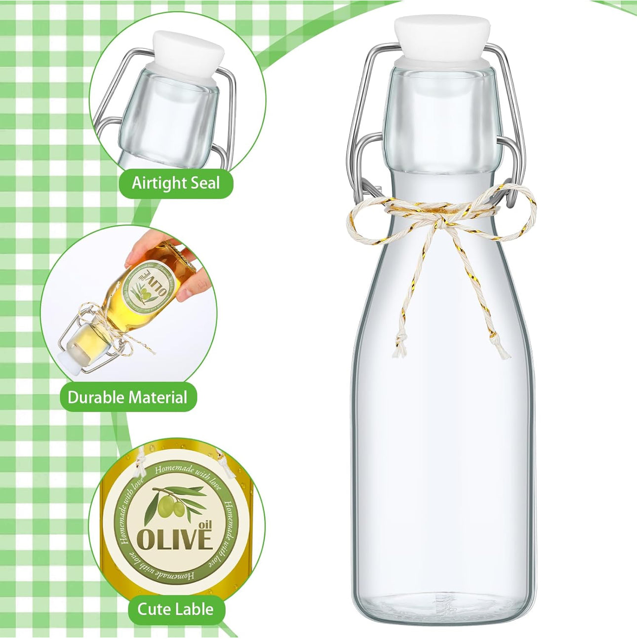 Olive Oil Favors with Personalized Card